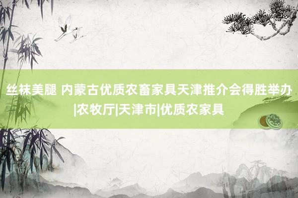 丝袜美腿 内蒙古优质农畜家具天津推介会得胜举办|农牧厅|天津市|优质农家具